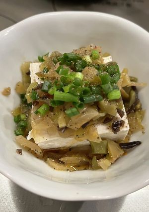 ザーサイネギ豆腐-レシピのメイン写真