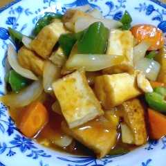 รูปของ 肉なしでもボリューム満点　厚揚げ☆酢豚