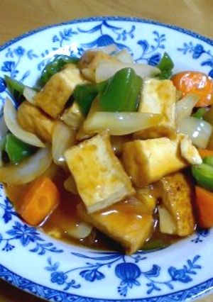 肉なしでもボリューム満点　厚揚げ☆酢豚-レシピのメイン写真
