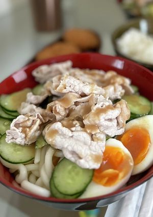豚しゃぶうどん-レシピのメイン写真