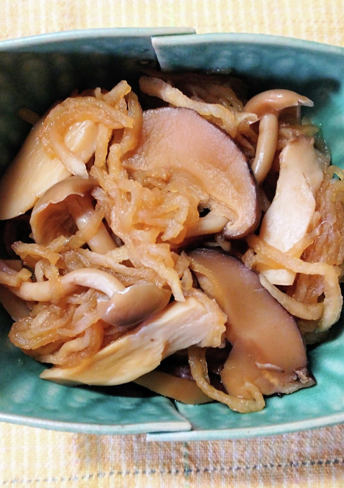 切り干し大根と干し椎茸 きのこの煮物-レシピのメイン写真