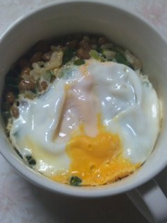ネギ味噌納豆の玉子丼☆-レシピのメイン写真