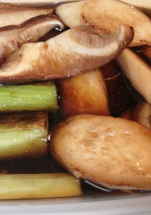 焼きネギとエリンギの煮浸し-レシピのメイン写真