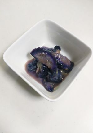 さっぱりナスの辛子酢味噌　オヤジのつまみ-レシピのメイン写真