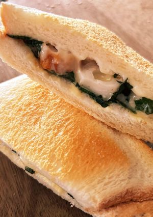 簡単♪ちくわ青じそチーズのホットサンド♪-レシピのメイン写真