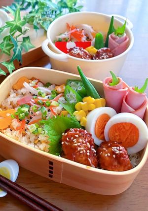 お弁当の隙間おかず★大葉ハム巻き-レシピのメイン写真