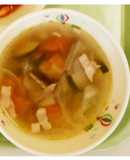 【坂下町学校給食】夏野菜たっぷりスープ
