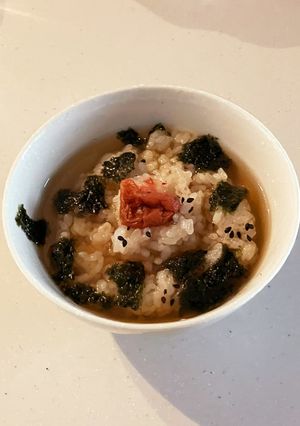 梅干し茶漬け-レシピのメイン写真
