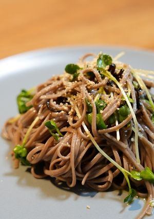 オリーブオイル蕎麦-レシピのメイン写真