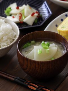 かぶのオーツ麦みそ汁-レシピのメイン写真