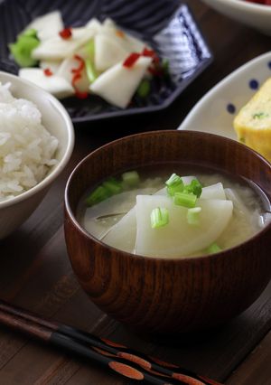 かぶのオーツ麦みそ汁-レシピのメイン写真
