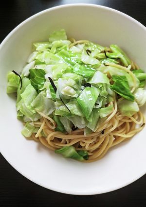 キャベツと塩昆布の和風パスタ-レシピのメイン写真