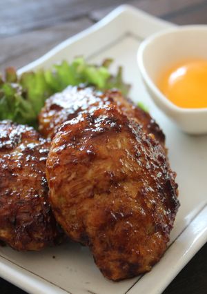 月見つくね～焼き肉のタレ～-レシピのメイン写真