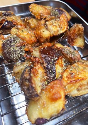 簡単！カリカリっ☆茄子の唐揚げ！のり塩味-レシピのメイン写真
