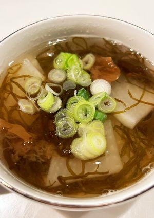 大根ともずくの梅流し-レシピのメイン写真