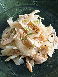鶏むね肉とゴーヤの胡麻酢和え-レシピのメイン写真