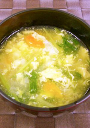 にんじんと水菜のむらくも汁-レシピのメイン写真