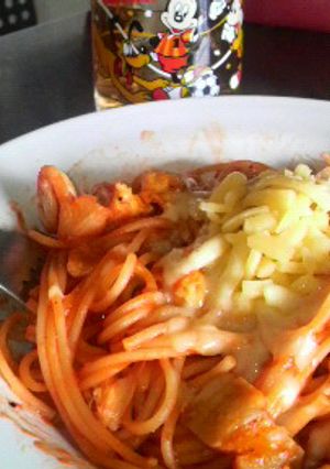 ピザ風パスタ-レシピのメイン写真