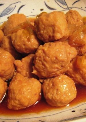 鶏団子のうま煮♪-レシピのメイン写真