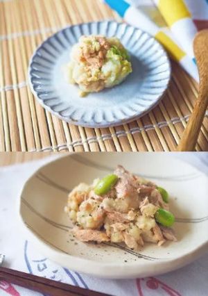 【離乳食取り分け】ベビポタ鮭ポテトサラダ-レシピのメイン写真
