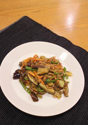 レンジと麻婆茄子の素で簡単麻婆茄子-レシピのメイン写真
