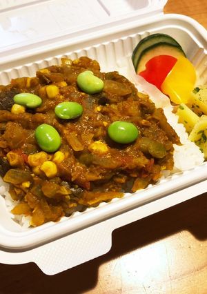 夏野菜とレンズ豆のドライカレー-レシピのメイン写真