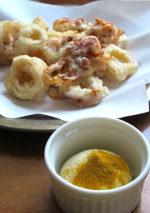 やりいかのフリッター　カレーマヨソース-レシピのメイン写真
