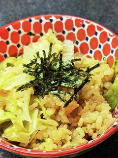 シャキっとレタスチャーハン風炊き込みご飯-レシピのメイン写真