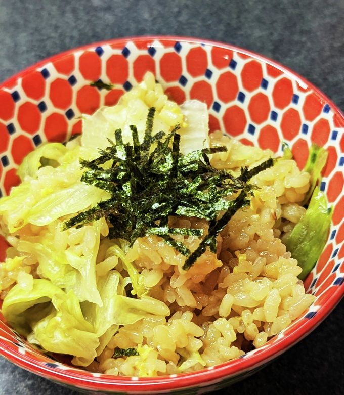 シャキっとレタスチャーハン風炊き込みご飯-レシピのメイン写真