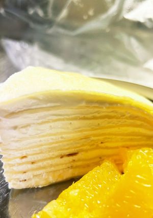 クリームチーズ味のミルクレープ。-レシピのメイン写真