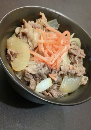 牛丼-レシピのメイン写真