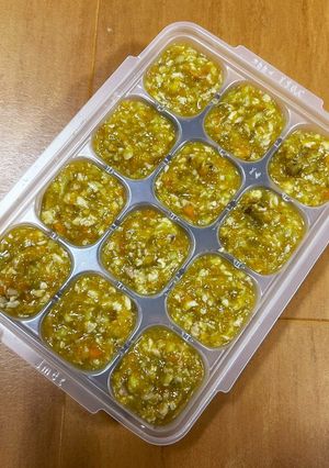 離乳食 後期〜 手羽元とかぼちゃ煮-レシピのメイン写真