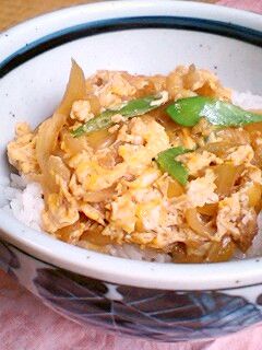 ふんわり♪松山あげの卵とじ丼-レシピのメイン写真