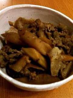 ごぼうと牛肉とこんにゃくの甘辛煮-レシピのメイン写真
