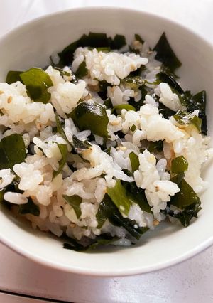 給食のわかめご飯-レシピのメイン写真
