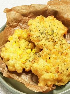 トウモロコシのチーズ風味天ぷら-レシピのメイン写真