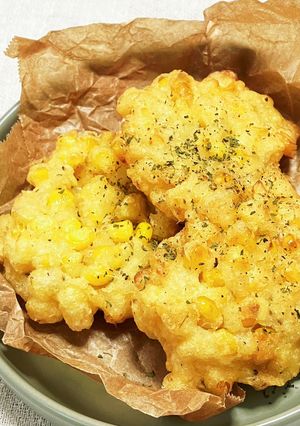 トウモロコシのチーズ風味天ぷら-レシピのメイン写真