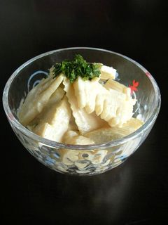 たけのこでサラダ☆わさびマヨネーズ和え-レシピのメイン写真