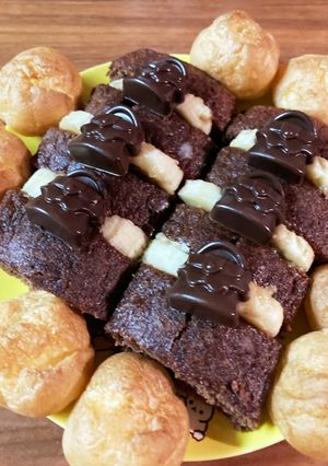 【簡単】切るだけ☆チョコバナナケーキ-レシピのメイン写真
