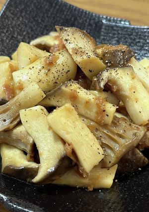 レンジで！エリンギおかかバター-レシピのメイン写真