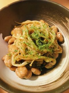 毎日の納豆●エノキ炒めのトッピング-レシピのメイン写真