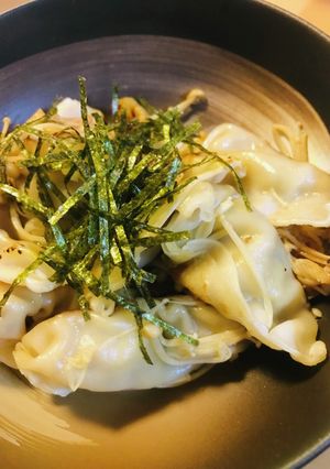 レトルト●餃子とキノコの混ぜ焼き-レシピのメイン写真