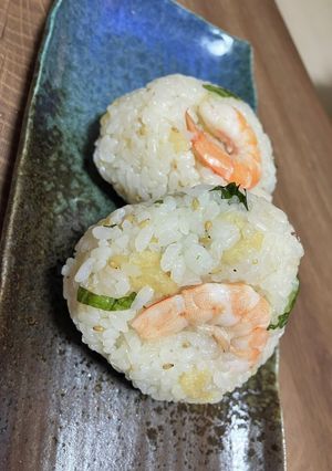 エビと大葉のおにぎり-レシピのメイン写真