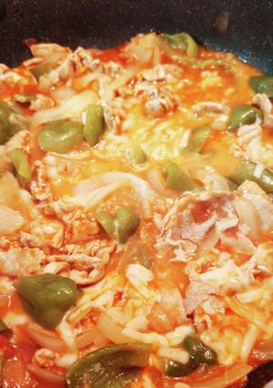 豚肉のトマトチーズ煮-レシピのメイン写真