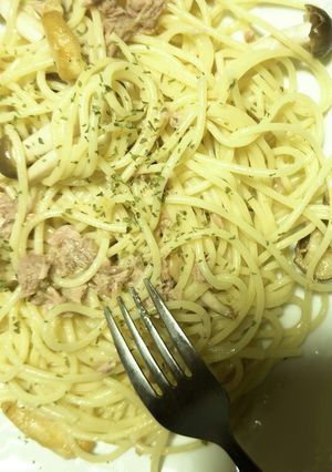 簡単！しめじとツナのバターパスタ♪-レシピのメイン写真