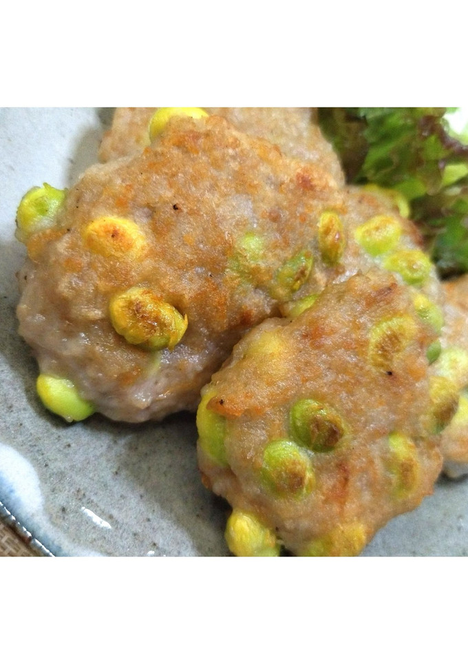枝豆と干しエビの落とし揚げ★動画あり★-レシピのメイン写真