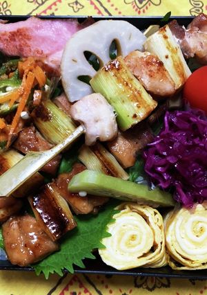 8/8 ヨッチャン☆ 焼き鳥弁当-レシピのメイン写真