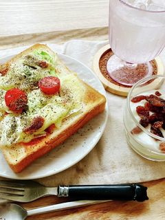 焼きキャベツチーズトースト-レシピのメイン写真