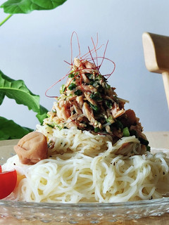 ツナとネギたっぷり☆冷やし素麺☆ランチ-レシピのメイン写真