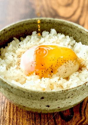 65℃「出汁しょうゆ」温玉卵かけごはん-レシピのメイン写真